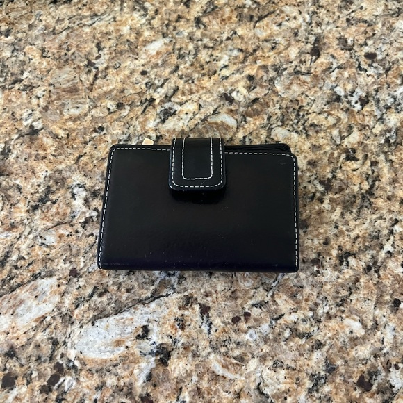 Black leather fossil wallet - Picture 3 of 3